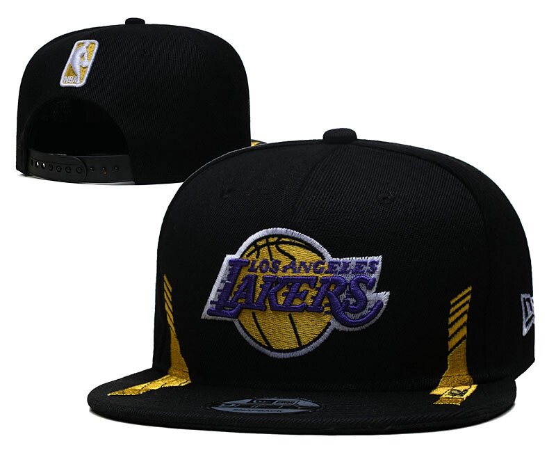 Баскетбольні снепбеки NBA Los Angeles Lakers Black. від компанії Basket Family - фото 1