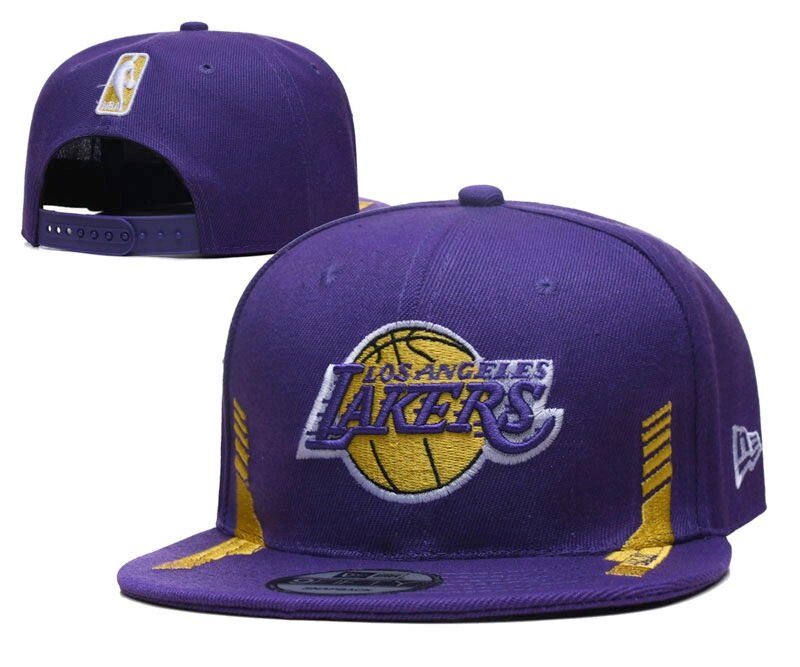 Баскетбольні снепбеки NBA Los Angeles Lakers Purple від компанії Basket Family - фото 1