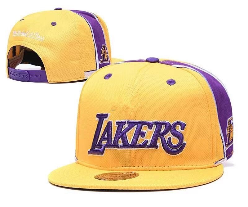 Баскетбольні снепбеки NBA Los Angeles Lakers Yellow від компанії Basket Family - фото 1