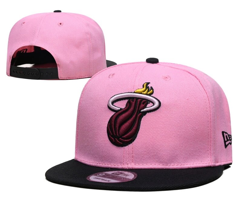 Баскетбольні снепбеки NBA Miami Heat Pink від компанії Basket Family - фото 1