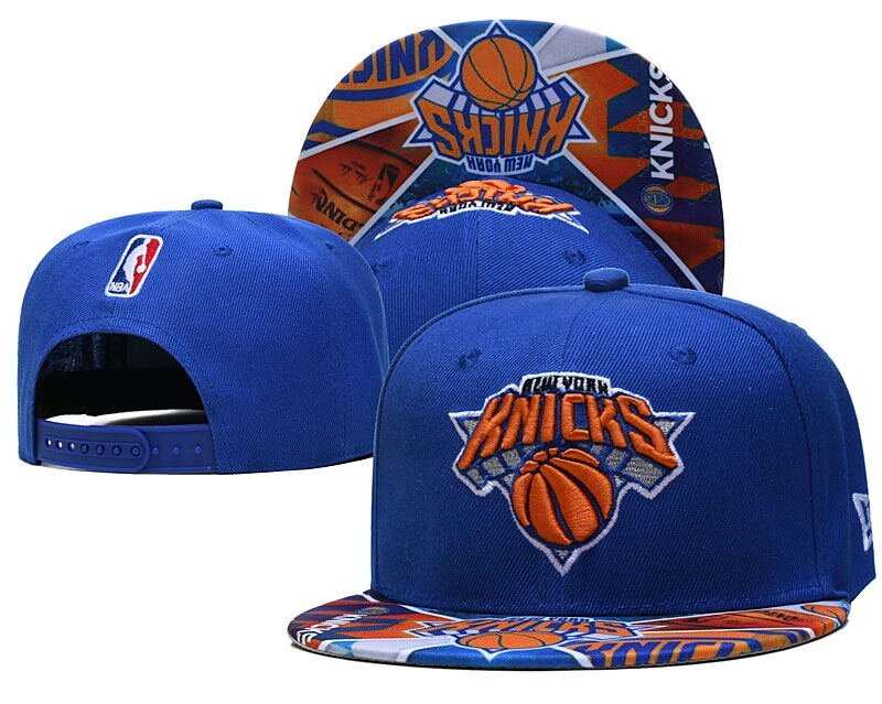 Баскетбольні снепбеки NBA New York Knicks Blue від компанії Basket Family - фото 1