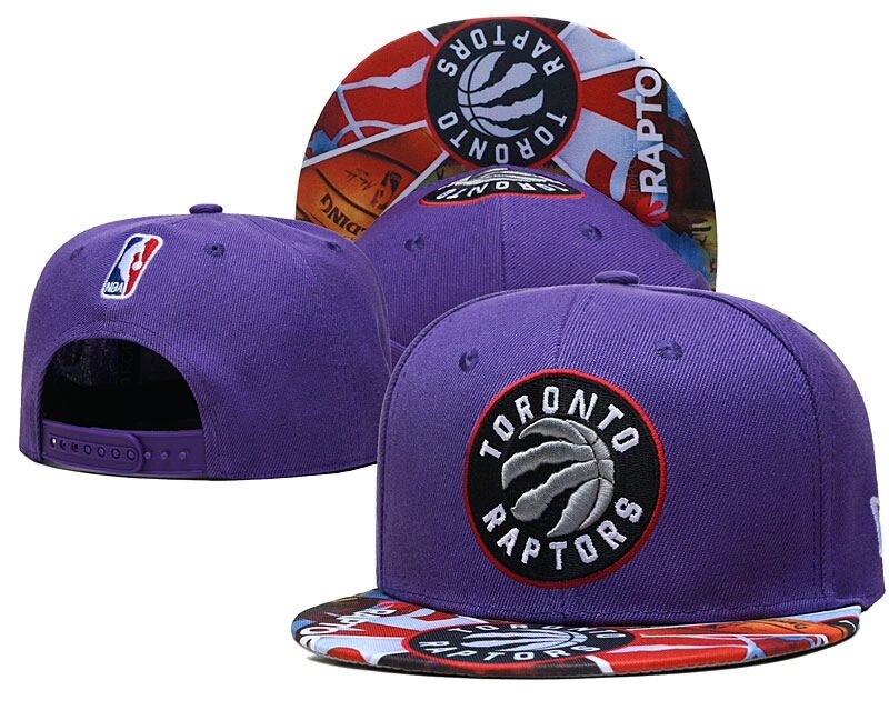 Баскетбольні снепбеки NBA Toronto Raptors Purple від компанії Basket Family - фото 1