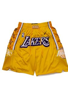 Баскетбольні шорти Los Angeles Lakers Just Don жовті