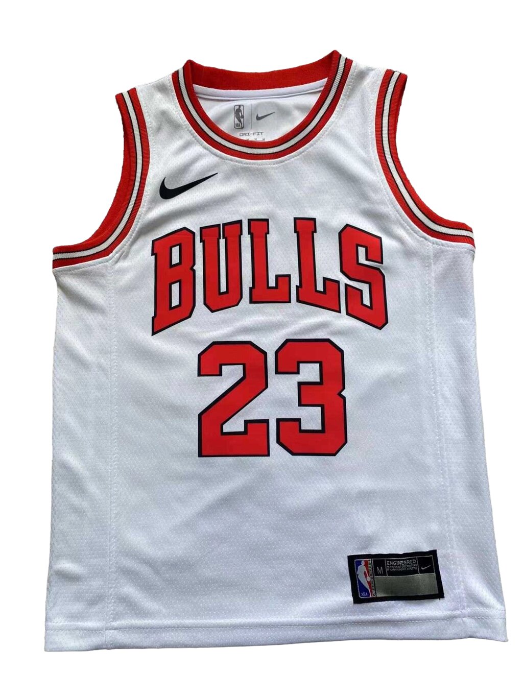 Дитяча баскетбольна форма NBA клуб Chicago Bulls №23 Michael Jordan Тайланд White від компанії Basket Family - фото 1