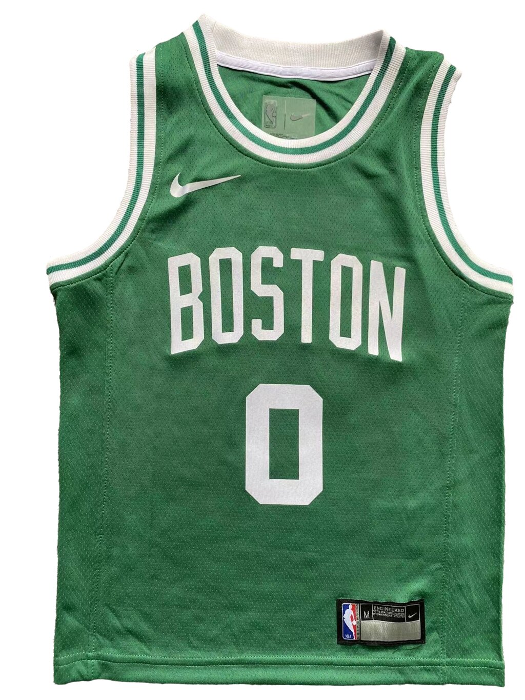 Дитячі баскетбольні джерсі Nike NBA клуб Boston Celtics №0 Jayson Tatum Тайланд Green від компанії Basket Family - фото 1