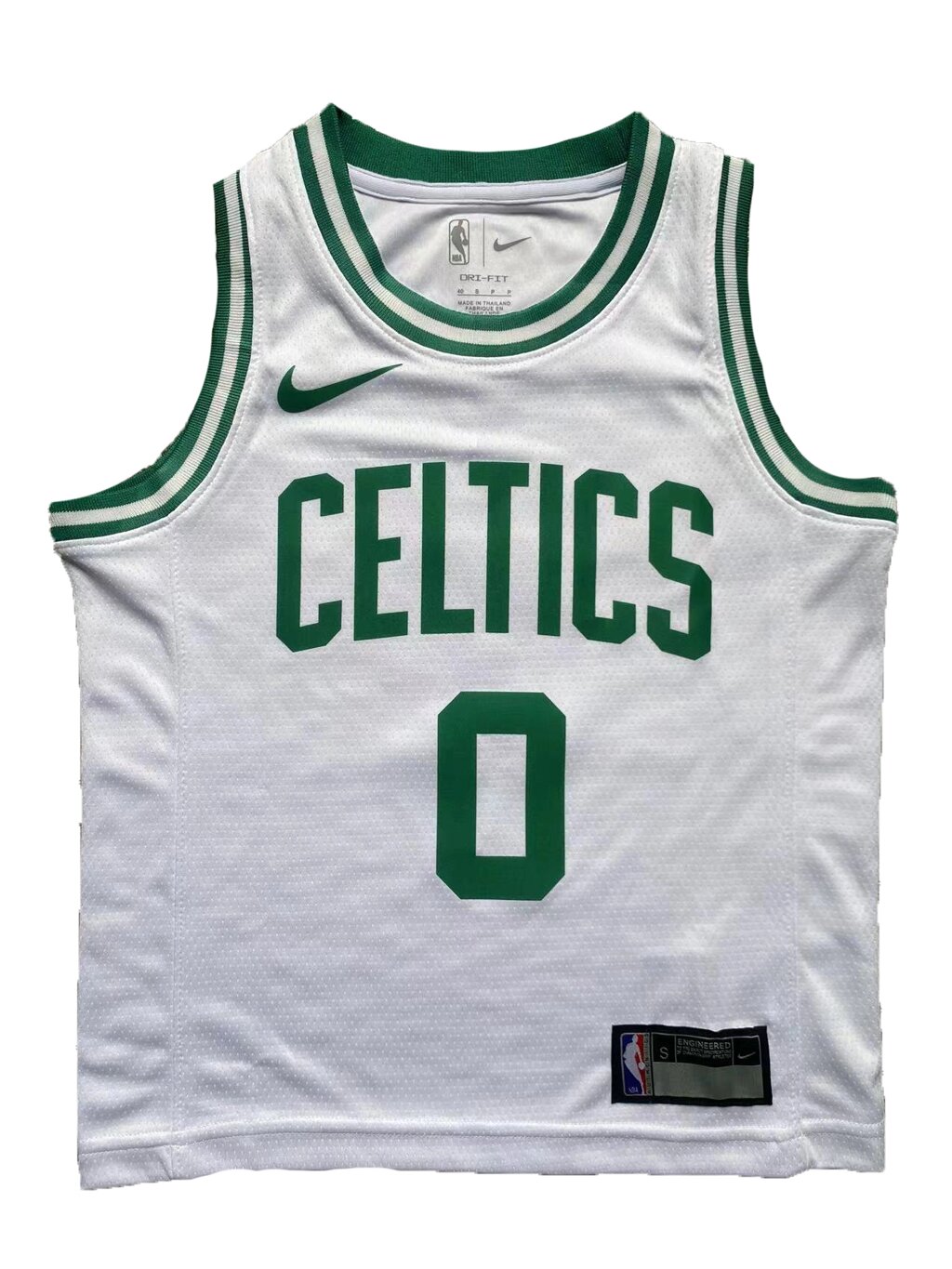 Дитячі баскетбольні джерсі Nike NBA клуб Boston Celtics №0 Jayson Tatum Тайланд White від компанії Basket Family - фото 1