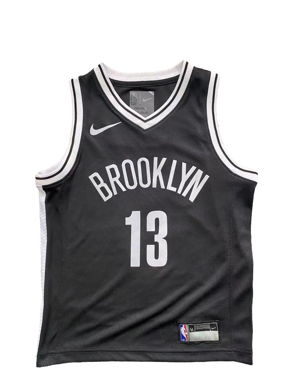 Дитячі баскетбольні джерсі Nike NBA клуб Brooklyn Nets №13 James Harden Тайланд Black від компанії Basket Family - фото 1