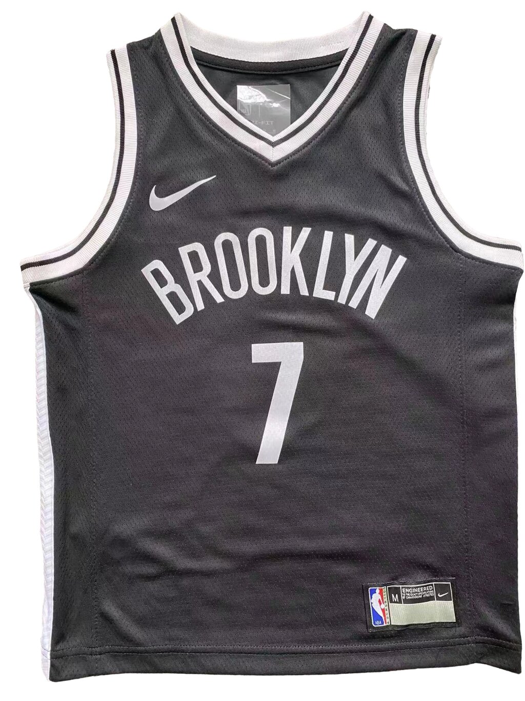 Дитячі баскетбольні джерсі Nike NBA клуб Brooklyn Nets Тайланд №7 Kevin Durant Тайланд Black від компанії Basket Family - фото 1