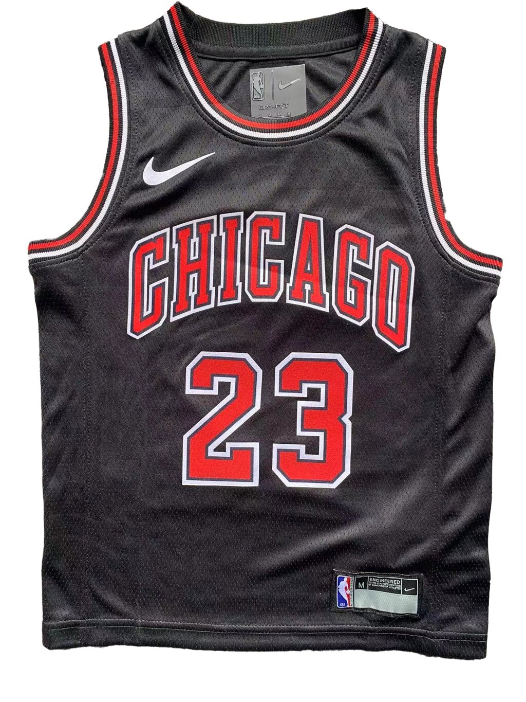 Дитячі баскетбольні джерсі Nike NBA клуб Chicago Bulls №23 Michael Jordan Тайланд Black від компанії Basket Family - фото 1