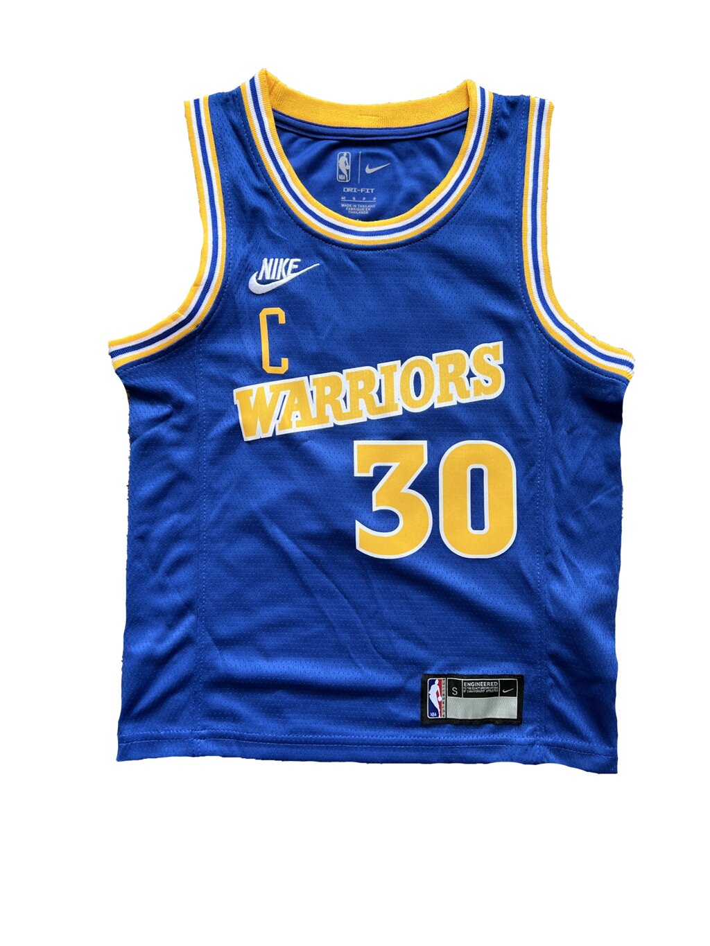 Дитячі баскетбольні джерсі Nike NBA клуб Golden State Warriors №30 Steph Curry Тайланд Blue від компанії Basket Family - фото 1