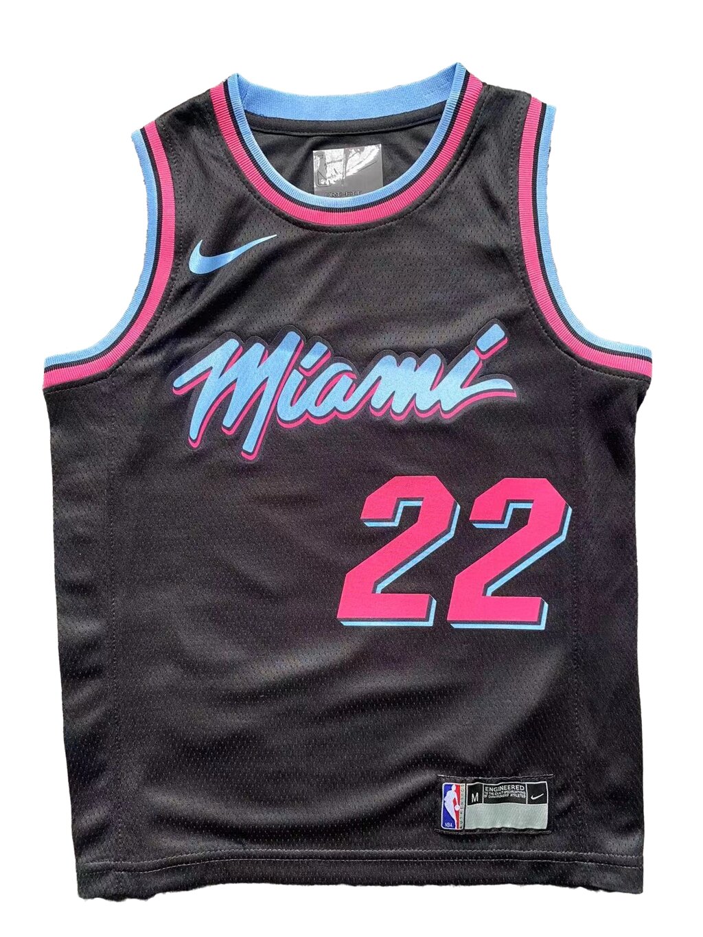 Дитячі баскетбольні джерсі Nike NBA клуб Miami Heat №22 Jimmy Butler Тайланд Black від компанії Basket Family - фото 1