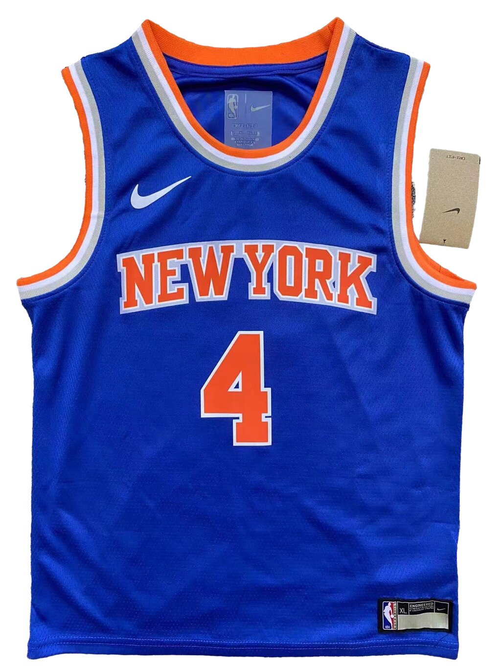Дитячі баскетбольні джерсі Nike NBA клуб New York Knicks №4 Derrick Rose Тайланд Blue від компанії Basket Family - фото 1