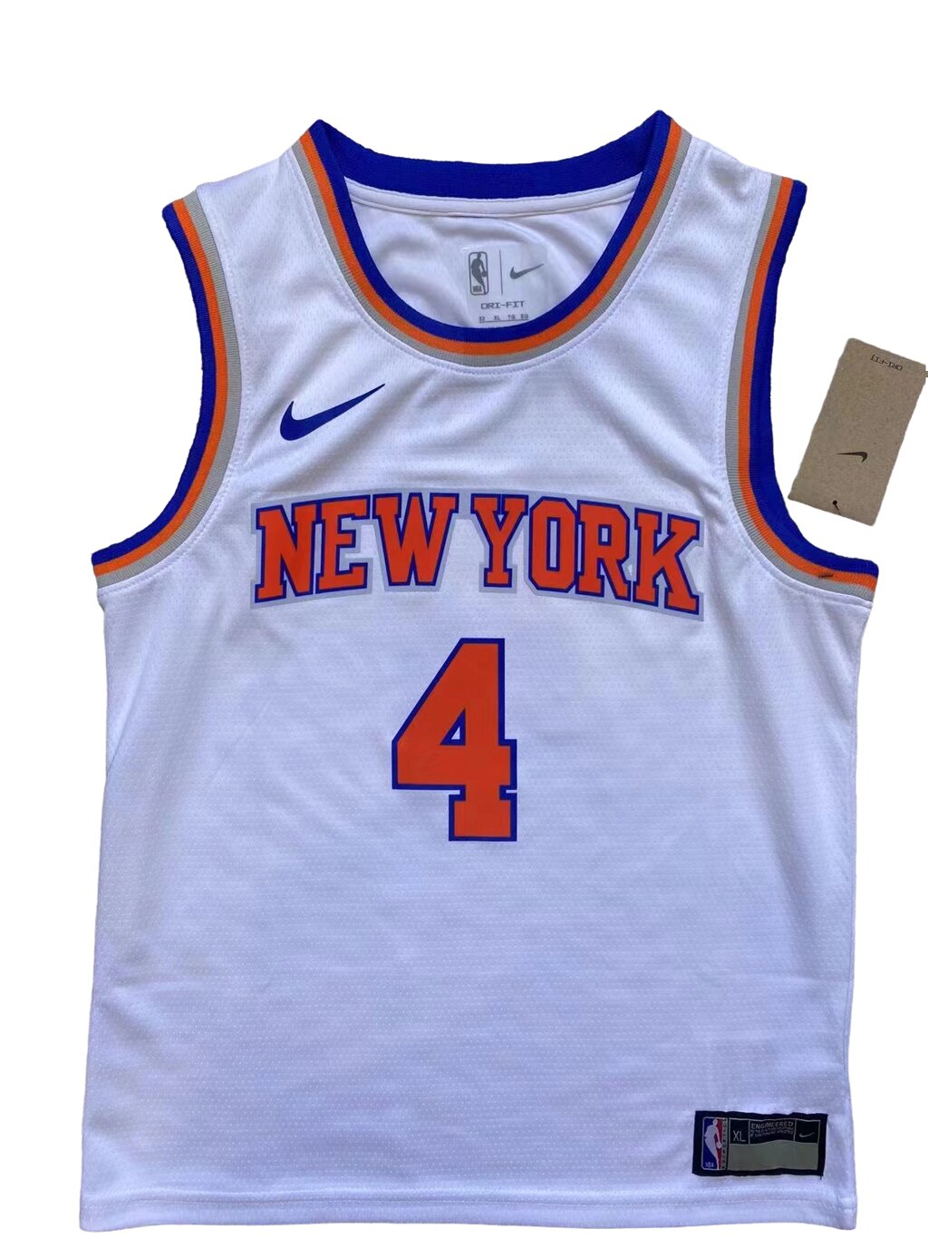 Дитячі баскетбольні джерсі Nike NBA клуб New York Knicks №4 Derrick Rose Тайланд White від компанії Basket Family - фото 1