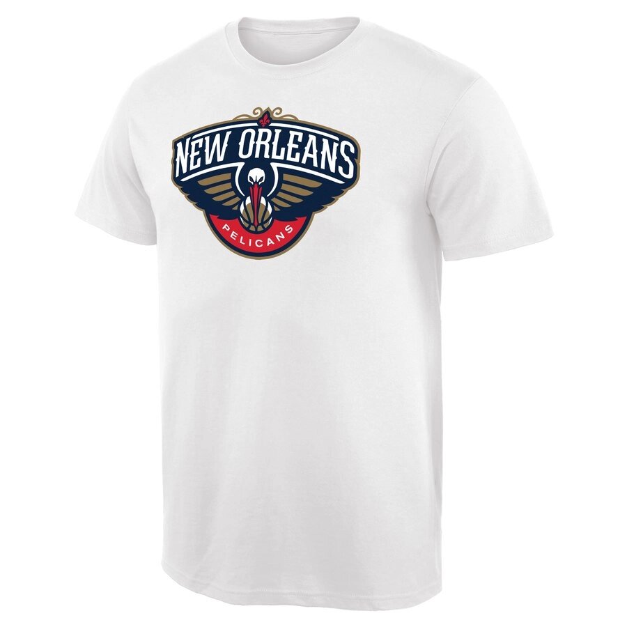 Футболка біла New Orleans Pelicans від компанії Basket Family - фото 1