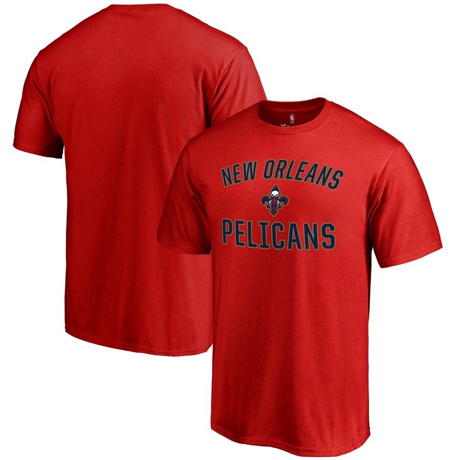 Футболка червона New Orleans Pelicans від компанії Basket Family - фото 1
