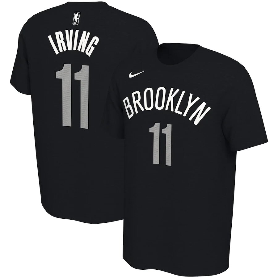 Футболка чорна Kyrie Irving №11 Brooklyn Nets NBA від компанії Basket Family - фото 1