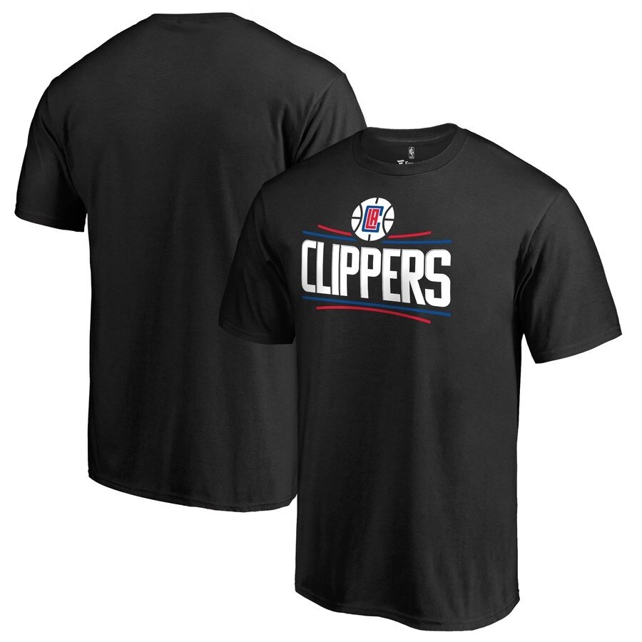 Футболка чорна Los Angeles Clippers від компанії Basket Family - фото 1