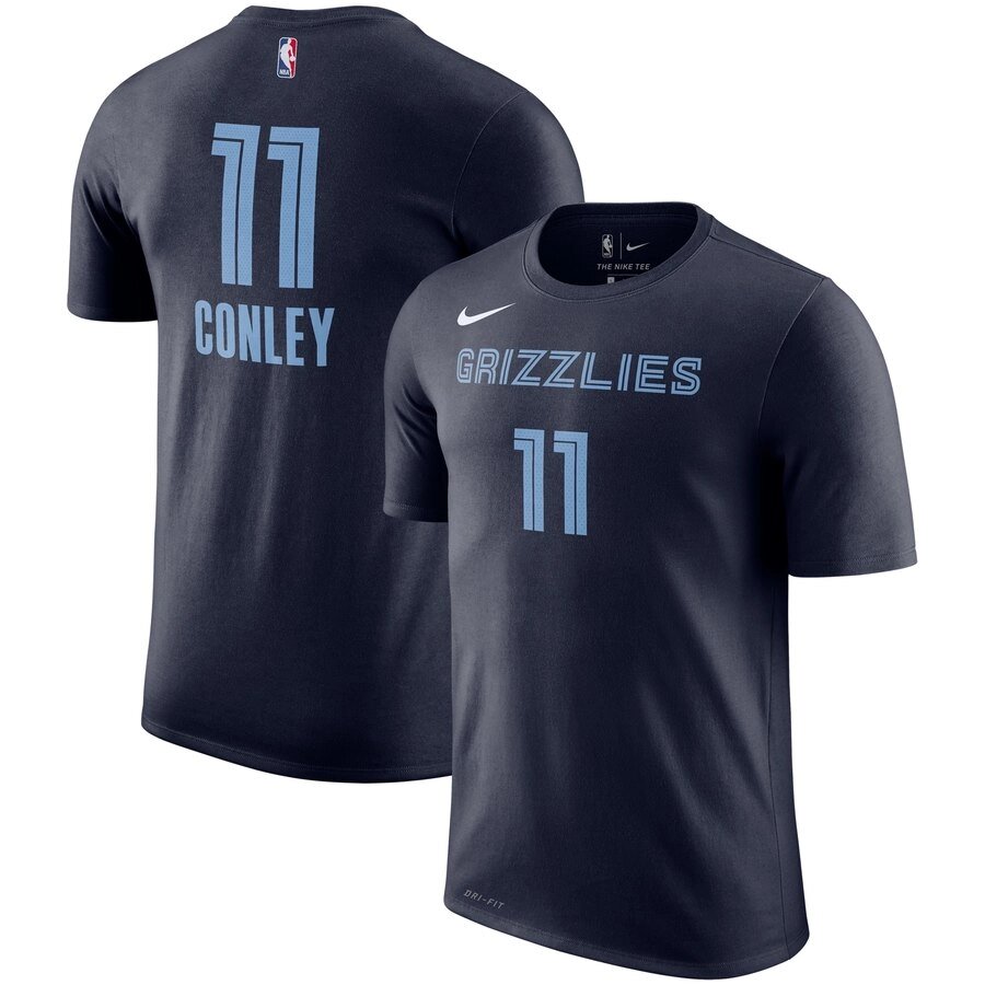 Футболка чорного кольору Memphis Grizzlies NBA №11 Mike Conley від компанії Basket Family - фото 1