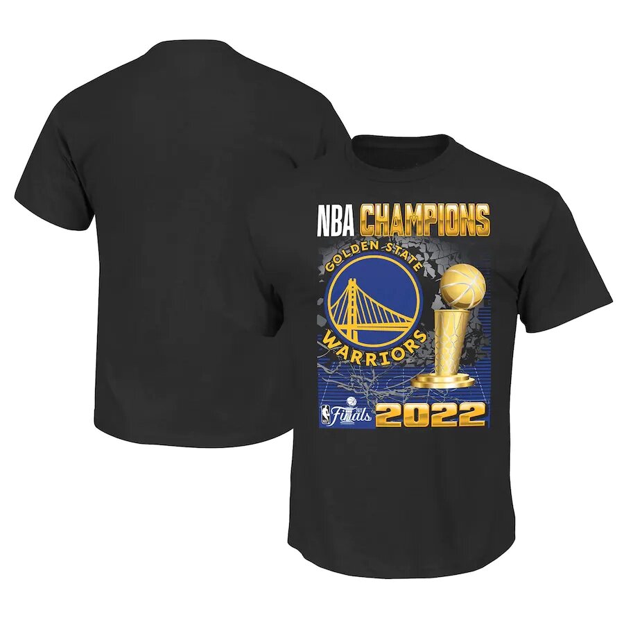 Футболка Golden State Warriors NBA Champions Finals 2022 Black від компанії Basket Family - фото 1