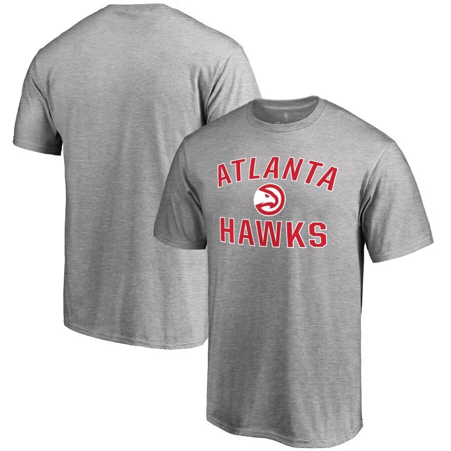 Футболка сіра Atlanta Hawks від компанії Basket Family - фото 1