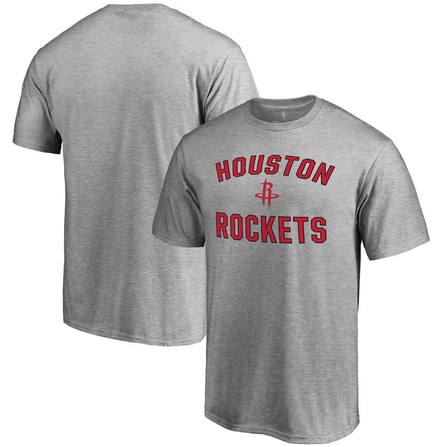 Футболка сіра Houston Rockets NBA від компанії Basket Family - фото 1