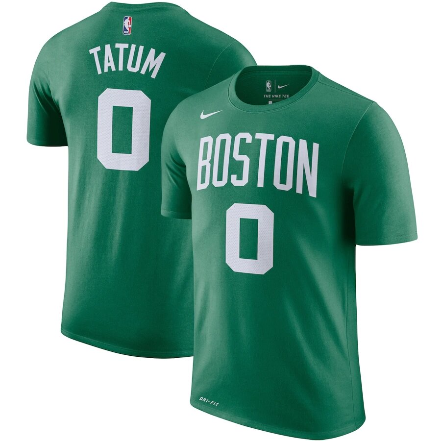 Футболка зелена Jayson Tatum №0 Boston Celtics NBA від компанії Basket Family - фото 1