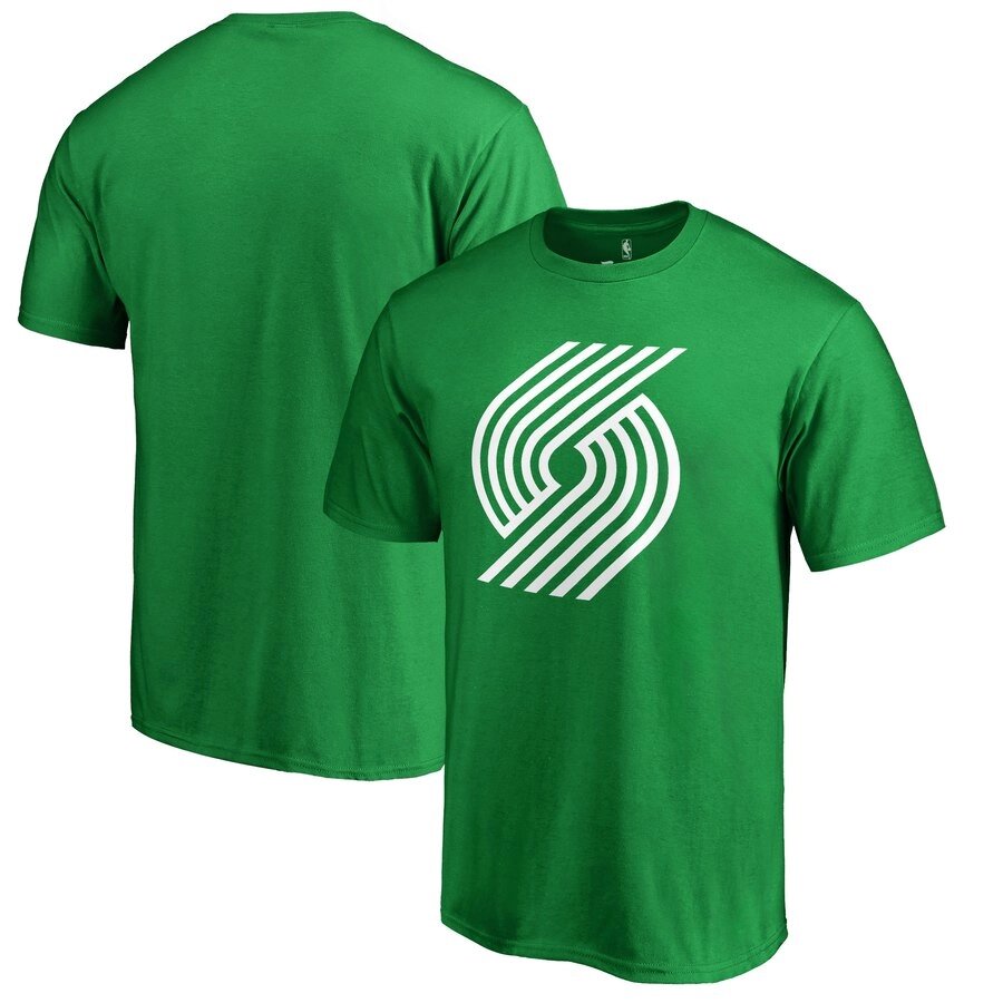 Футболка зелена Portland Trail Blazers NBA від компанії Basket Family - фото 1