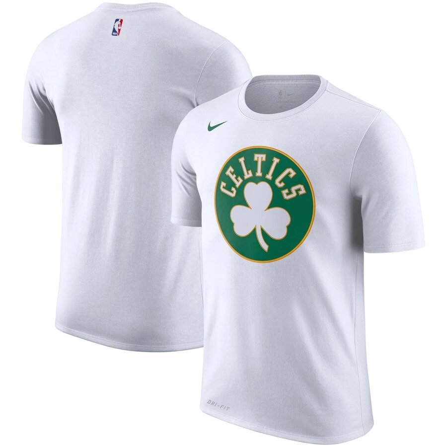 Футболки білі Boston Celtics NBA від компанії Basket Family - фото 1