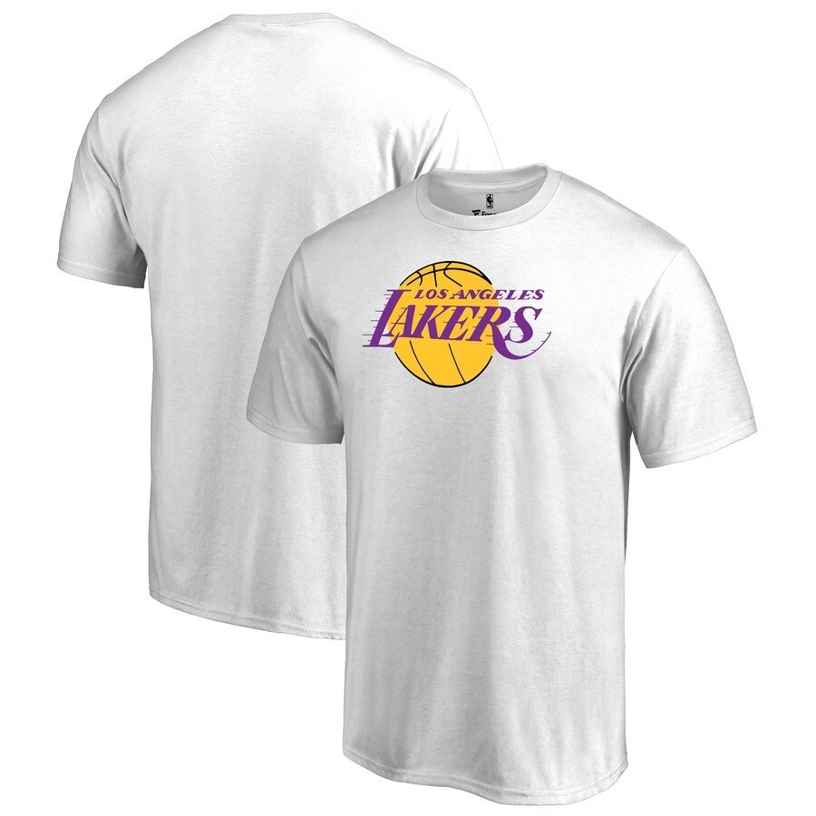 Футболки білі Los Angeles Lakers NBA від компанії Basket Family - фото 1