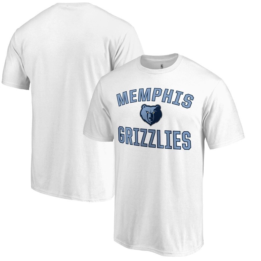 Футболки білого кольору Memphis Grizzlies NBA від компанії Basket Family - фото 1