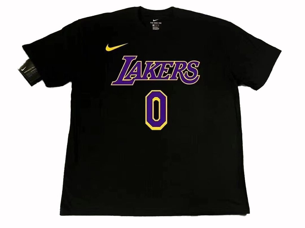 Футболки Russell Westbrook Los Angeles Lakers NBA Black від компанії Basket Family - фото 1