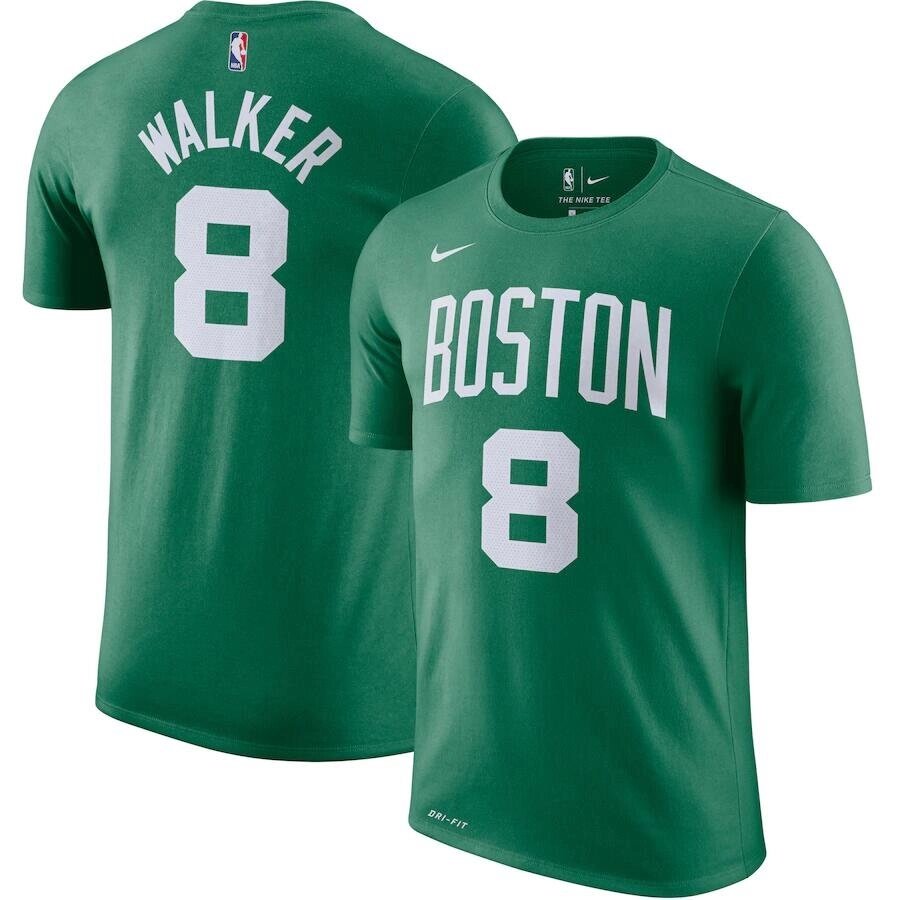 Футболки зелені Kemba Walker №8 Boston NBA від компанії Basket Family - фото 1