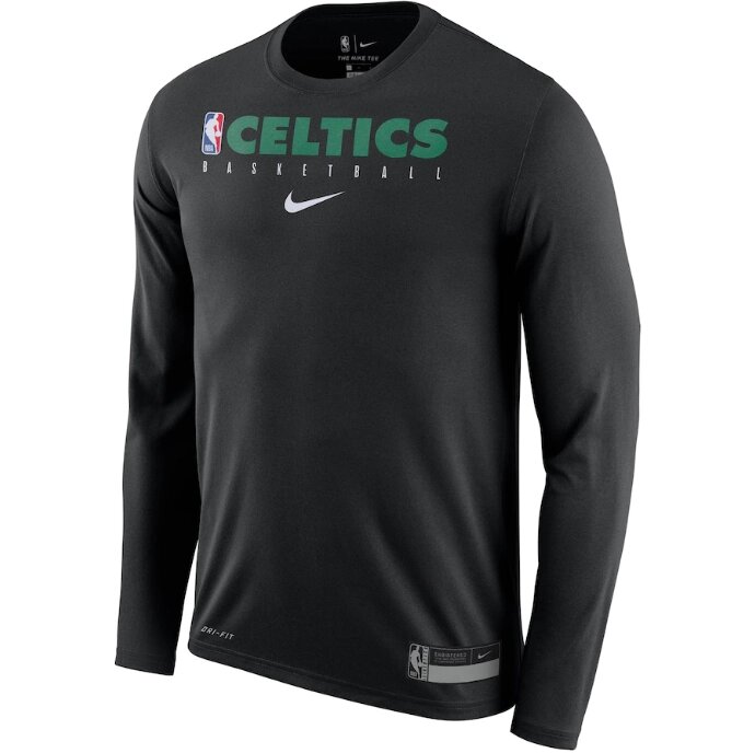 Men's Boston Celtics Nike Black Practice Legend Performance Long Sleeve T-Shirt від компанії Basket Family - фото 1