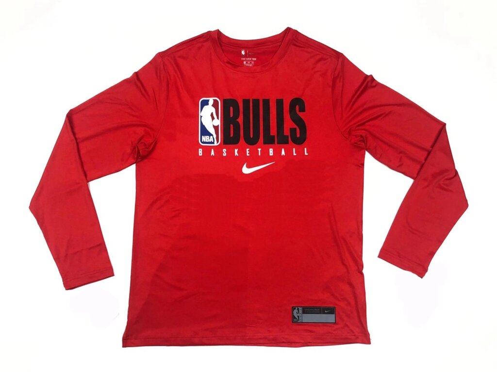 Men's Chicago Bulls Nike Red Practice Legend Performance Long Sleeve T-Shirt від компанії Basket Family - фото 1
