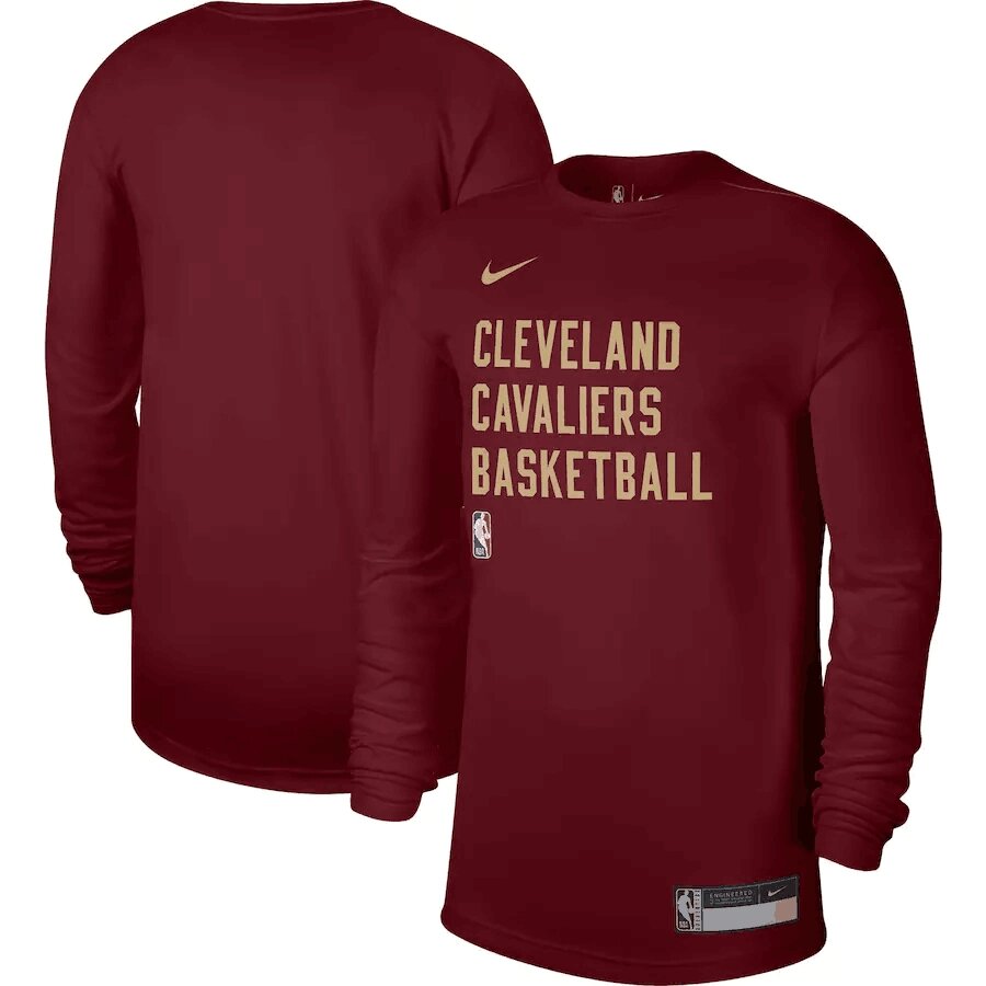 Men's Cleveland Cavaliers Nike Practice Legend Performance Long Sleeve T-Shirt від компанії Basket Family - фото 1