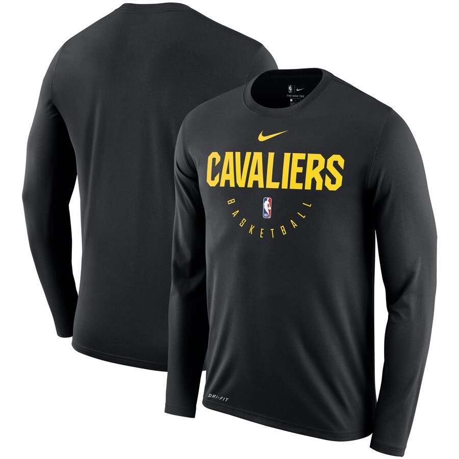 Men's Cleveland Cavaliers Nike White Practice Legend Performance Long Sleeve T-Shirt від компанії Basket Family - фото 1