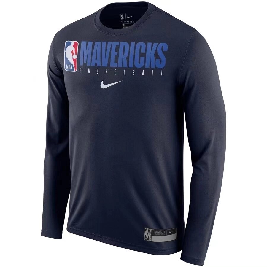 Men's Dallas Mavericks Nike Blue Practice Legend Performance Long Sleeve T-Shirt від компанії Basket Family - фото 1