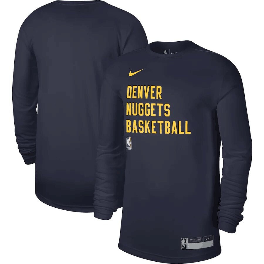Men's Denver Nuggets Nike Practice Legend Performance Long Sleeve T-Shirt від компанії Basket Family - фото 1