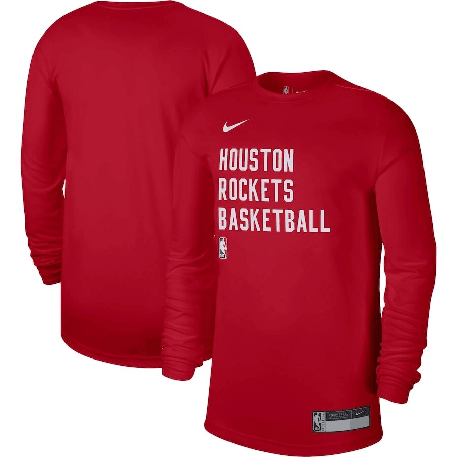Men's Houston Rockets Nike Practice Legend Performance Long Sleeve T-Shirt від компанії Basket Family - фото 1