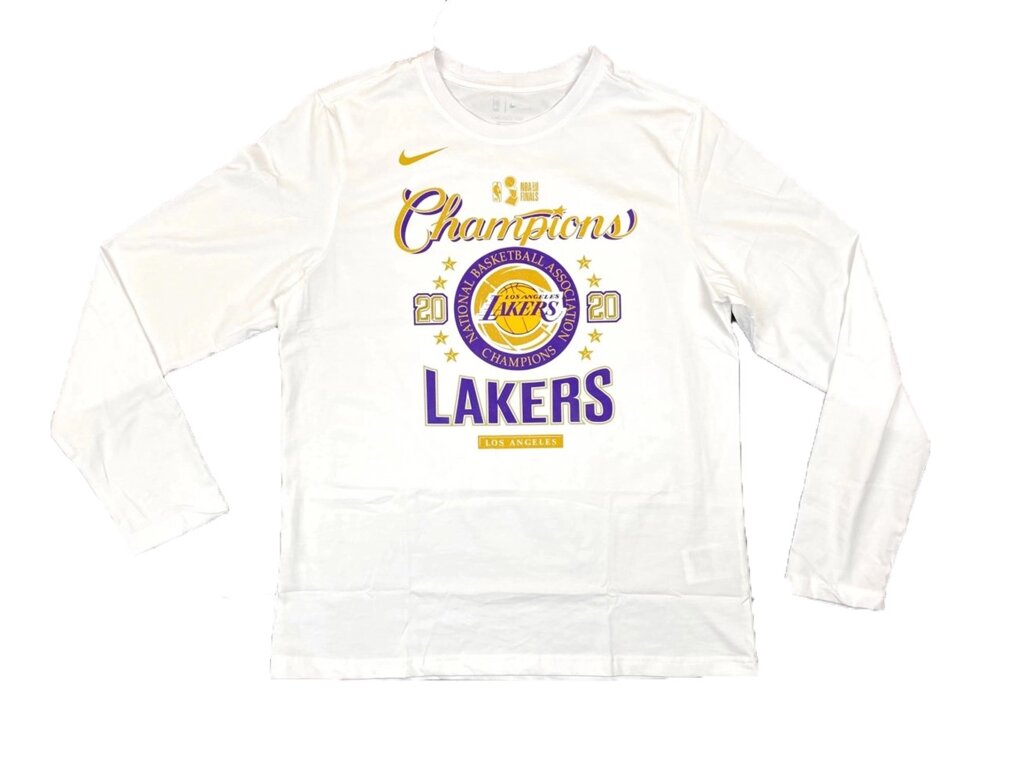 Men's Los Angeles Lakers Nike White Practice Legend Performance Long Sleeve T-Shirt від компанії Basket Family - фото 1