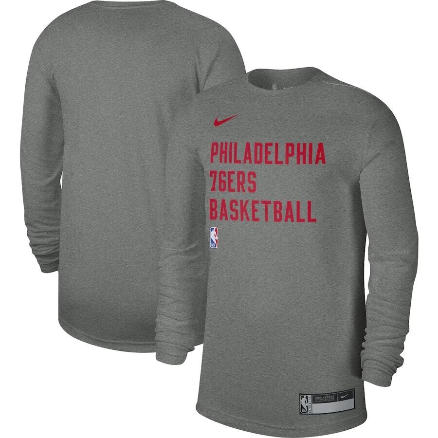 Men's Philadelphia 76ers Nike Practice Legend Performance Long Sleeve T-Shirt від компанії Basket Family - фото 1