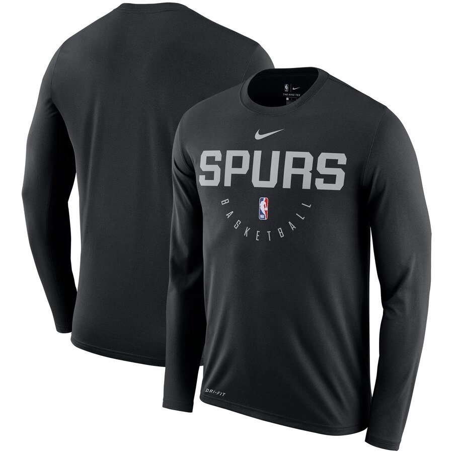 Men's San Antonio Spurs Thunder Nike Practice Legend Performance Long Sleeve T-Shirt від компанії Basket Family - фото 1