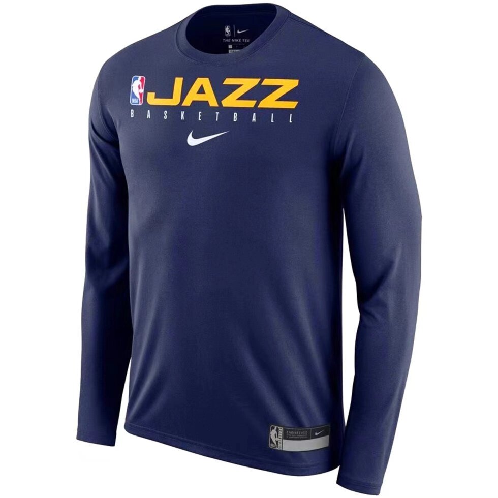 Men's Utah Jazz Nike Blue Practice Legend Performance Long Sleeve T-Shirt від компанії Basket Family - фото 1