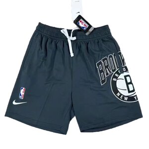 Молодіжні флісові шорти NBA Brooklyn Nets Nike Courtside Black