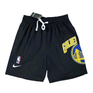 Молодіжні флісові шорти NBA Golden State Warriors Nike Courtside Black