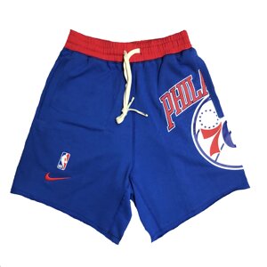 Молодіжні флісові шорти NBA Philadelphia 76ers Nike Courtside Blue