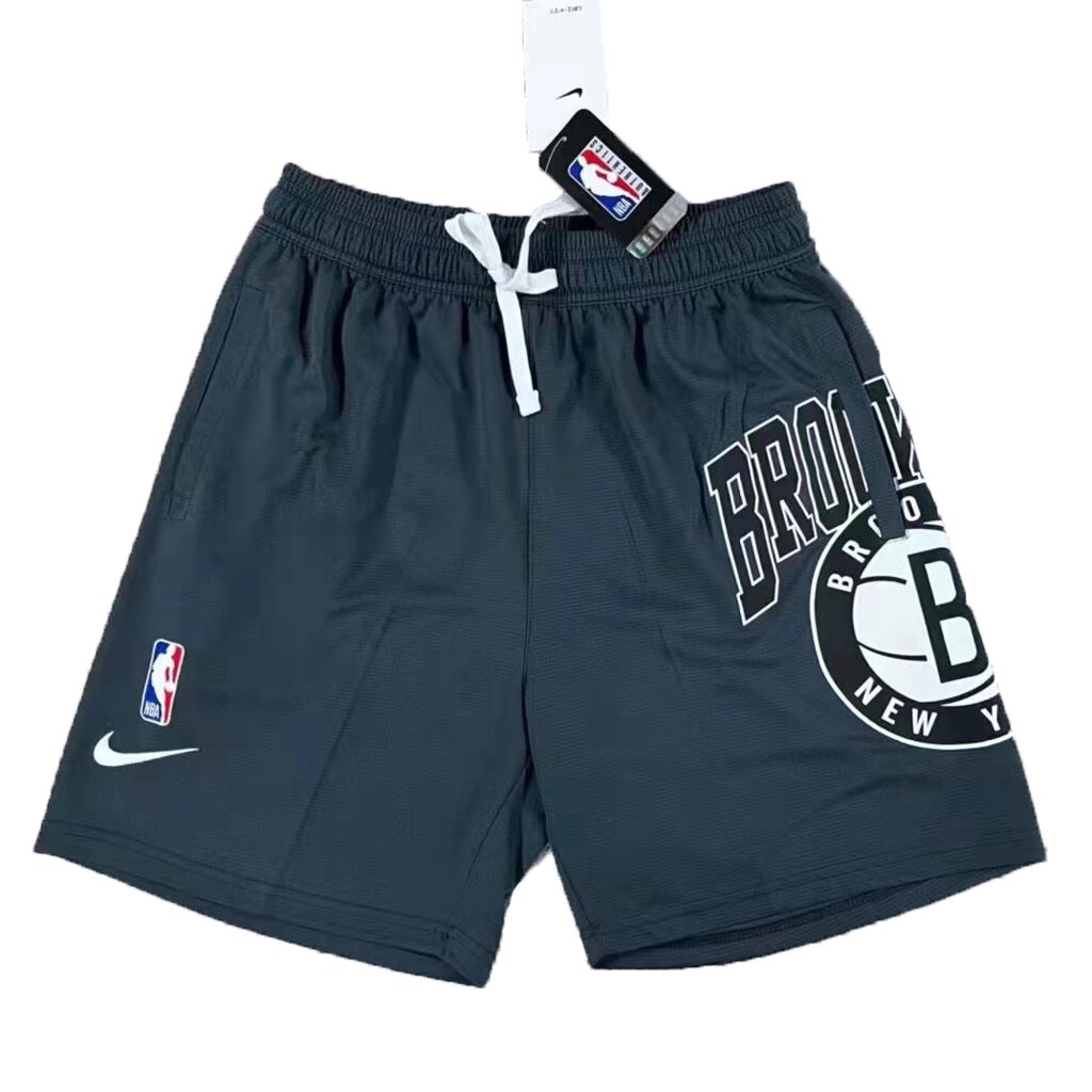 Молодіжні флісові шорти NBA Brooklyn Nets Nike Courtside Black від компанії Basket Family - фото 1