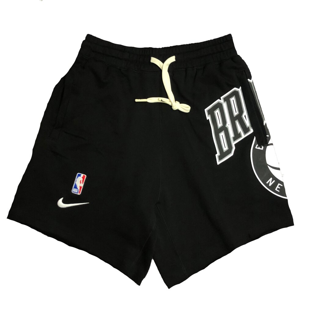 Молодіжні флісові шорти NBA Brooklyn Nets Nike Courtside Black від компанії Basket Family - фото 1