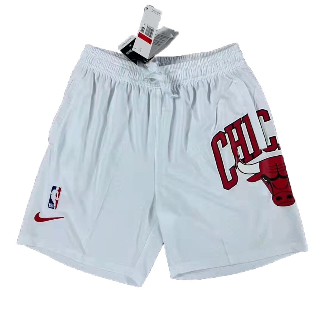 Молодіжні флісові шорти NBA Chicago Bulls Nike Courtside White від компанії Basket Family - фото 1