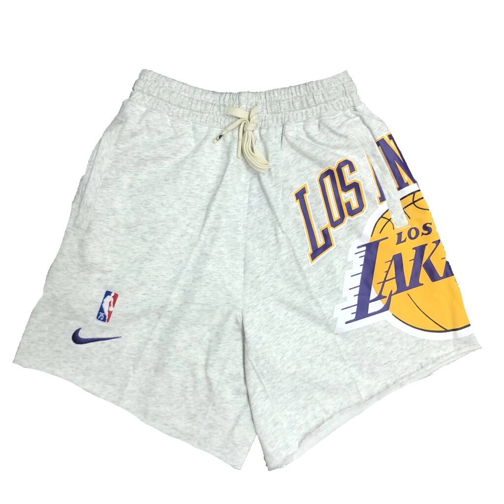 Молодіжні флісові шорти NBA Los Angeles Lakers Nike Courtside White від компанії Basket Family - фото 1